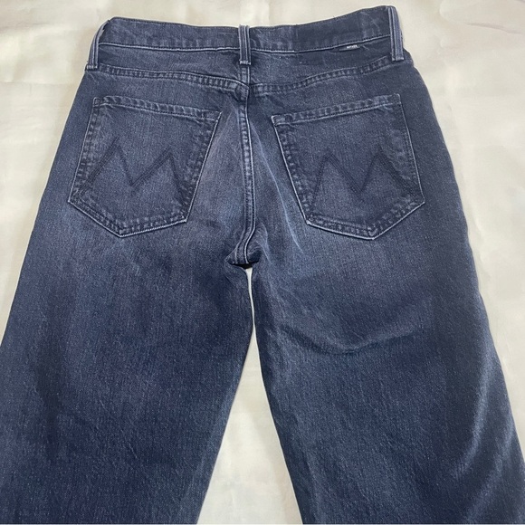 MOTHER- The Tomcat in Lies Lies Lies Size 27 Faded Black Crop Ankle Jeans - Picture 6 of 9
